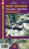 Okładka książki Tatry wysokie z lotu ptaka 1:25 000