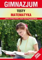 Okładka książki Testy Matematyka Gimnazjum