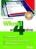 Okładka książki W  4 tygodnie INTERACTIV włoski pakiet REA