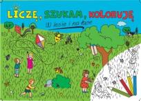 Okładka książki W lesie i na łące. Liczę, szukam, koloruję