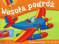 Okładka książki Wesoła podróż - malowanka 3-6 lat LITERKA
