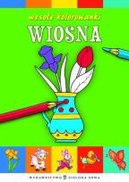 Okładka książki Wesołe kolorowanki - Wiosna