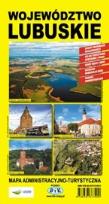 Okładka książki Województwo lubuskie Mapa administracyjno-turystyczna