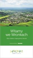 Okładka książki Wronki Plan miasta z mapą gminy