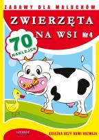 Okładka książki Zabawy dla maluchów - Zwierzęta na wsi LITERAT