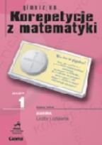 Okładka książki Zeszyt 1 gimnazjum Korepetycje z matematyki