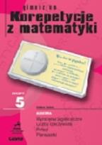 Okładka książki Zeszyt 5 gimnazjum Korepetycje z matematyki