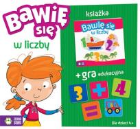 Okładka książki Bawię się w liczby książka + gra