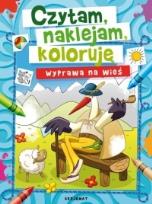 Okładka książki Czytam, naklejam, koloruję. Wyprawa na wieś