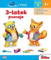 Okładka książki Disney Ucz się z nami.Disney Junior.3-lat. poznaje