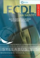Okładka książki ECDL na skróty z CD. Edycja 2012