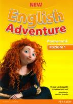 Okładka książki English Adventure NEW 1 SB + DVD  LONGMAN