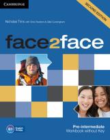 Okładka książki face2face Pre-intermediate Workbook
