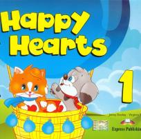 Okładka książki Happy Hearts 1 SB +CD + DVD EXPRESS PUBLISHING