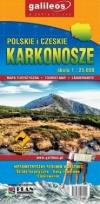 Okładka książki Karkonosze Polskie i Czeskie mapa 1:25 000 Plan