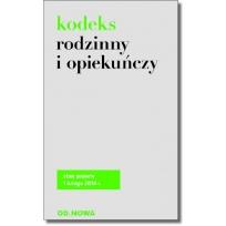 Okładka książki Kodeks Rodzinny i Opiekuńczy luty 2014 BR