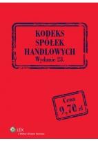Okładka książki Kodeks spółek handlowych