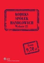 Okładka książki Kodeks spółek handlowych