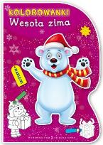 Okładka książki Kolorowanka - Wesoła zima