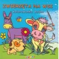 Okładka książki Kolorowanka wodna. Zwierzęta na wsi