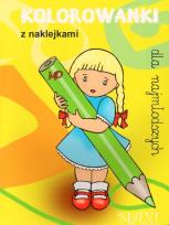 Okładka książki Kolorowanki dla najmłodszych z naklejkami - MAXI 3