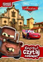 Okładka książki Koloruj, czytaj, naklejaj - Auta