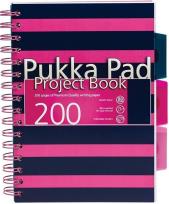 Okładka książki Kołozeszyt pr A5 7050 Navy 200k różowy