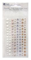 Opakowanie Kryształki i perły samoprzylepne nature tones (120 szt)