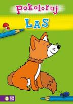 Okładka książki Las - pokoloruj