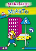 Okładka książki Miasto - pokoloruj