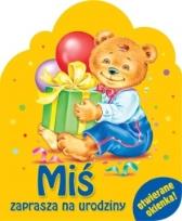 Okładka książki Miś zaprasza na urodziny