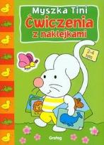 Okładka książki Myszka Tini. Ćwiczenia z naklejkami (2-4 lata)