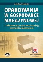 Okładka książki Opakowania w gospodarce magazynowej