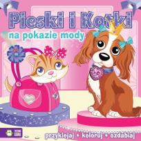 Okładka książki Pieski i kotki na pokazie mody