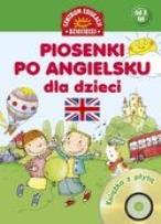 Okładka książki Piosenki po angielsku dla dzieci. Książka z płytą