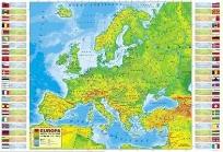 Opakowanie Podkład na biurko oklejany Europa fizyczna