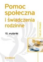 Okładka książki Pomoc społeczna i świadczenia rodzinne