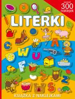 Okładka książki Ponad 300 naklejek. Literki.