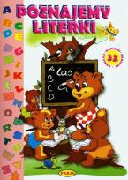 Okładka książki Poznajemy literki - 32 naklejki Pasja