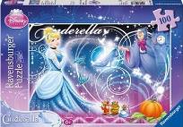 Okładka książki Puzzle 100 XXL Kopciuszek