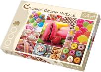 Okładka książki Puzzle 1000 Cuisine Decor - Cukierki TREFL