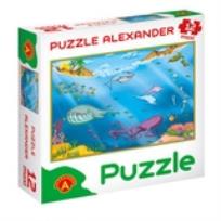 Okładka książki Puzzle 12- MAXI Ocean ALEX