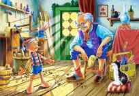 Opakowanie Puzzle 120 Pinokio CASTOR