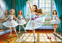 Opakowanie Puzzle 260 Little Ballerinas CASTOR