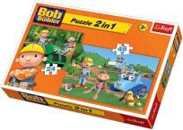 Okładka książki Puzzle 2w1 Bob Budown. Razem zawsze raźniej TREFL