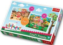 Okładka książki Puzzle 2w1 Lalaloopsy TREFL