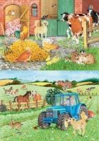 Okładka książki Puzzle 2x24 Ferma