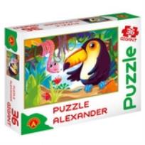 Okładka książki Puzzle 36 - Gigant. Mała dżungla ALEX