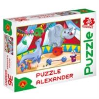 Okładka książki Puzzle 36 - Gigant. Mały cyrk ALEX
