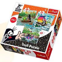 Opakowanie Puzzle 3w1 Krecik Zabawy na wodzie TREFL